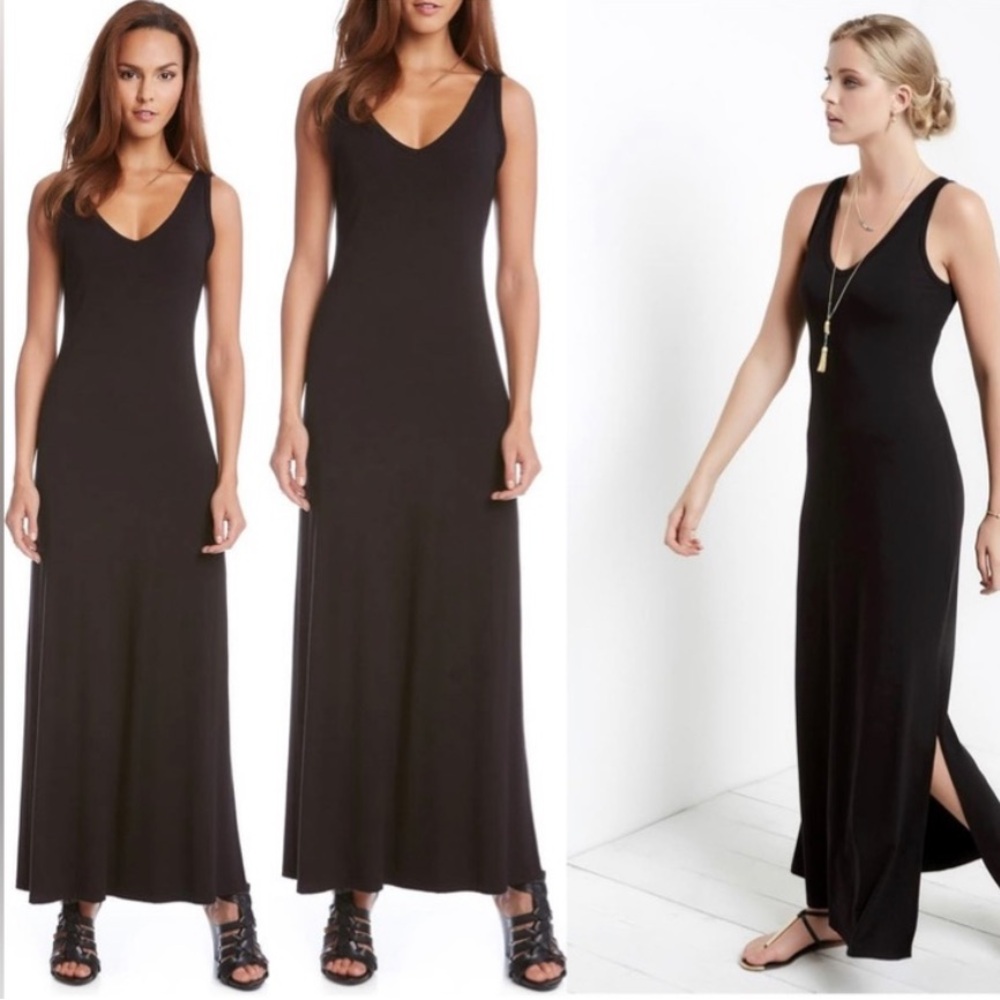 Karen Kane V-Neck Sleeveless Maxi Dress